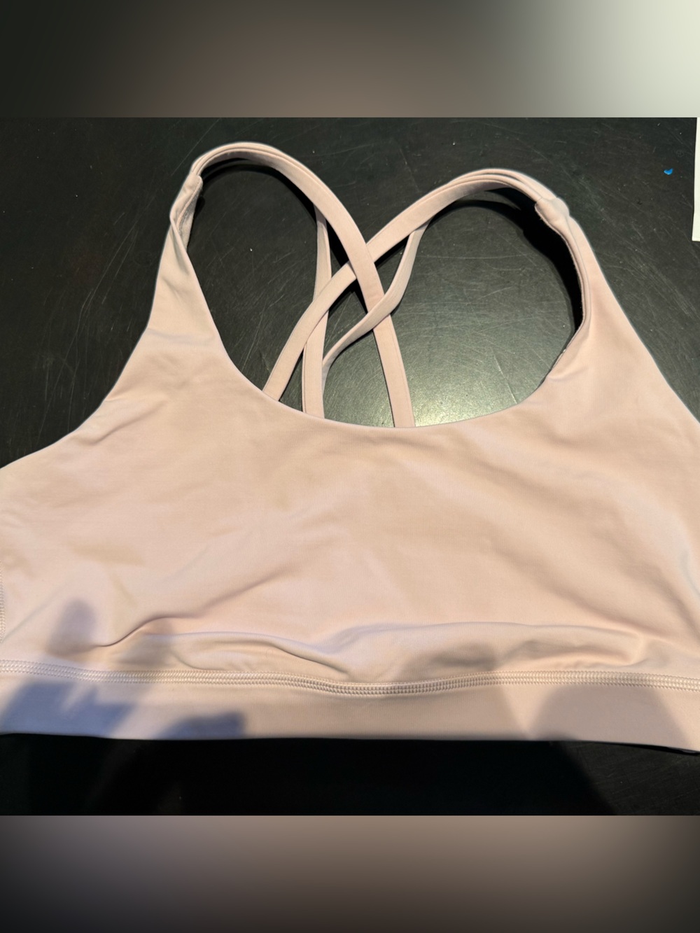 lululemon Energy Light Blush Strappy Cross-Back Sports Bra